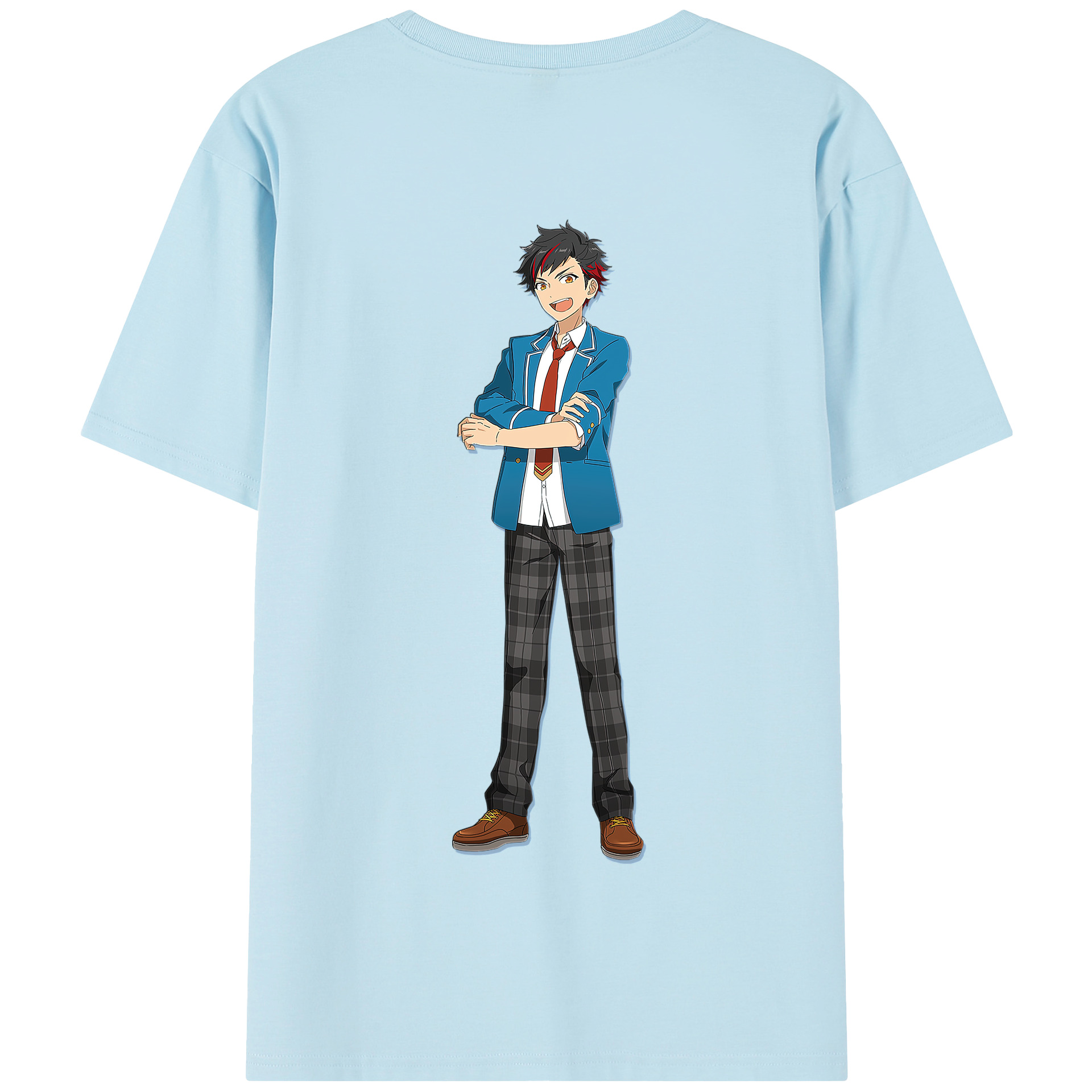 （画像用） あんさんぶるスターズ! Ensemble Stars 綿100％半袖Tシャツ（背面プリント）
